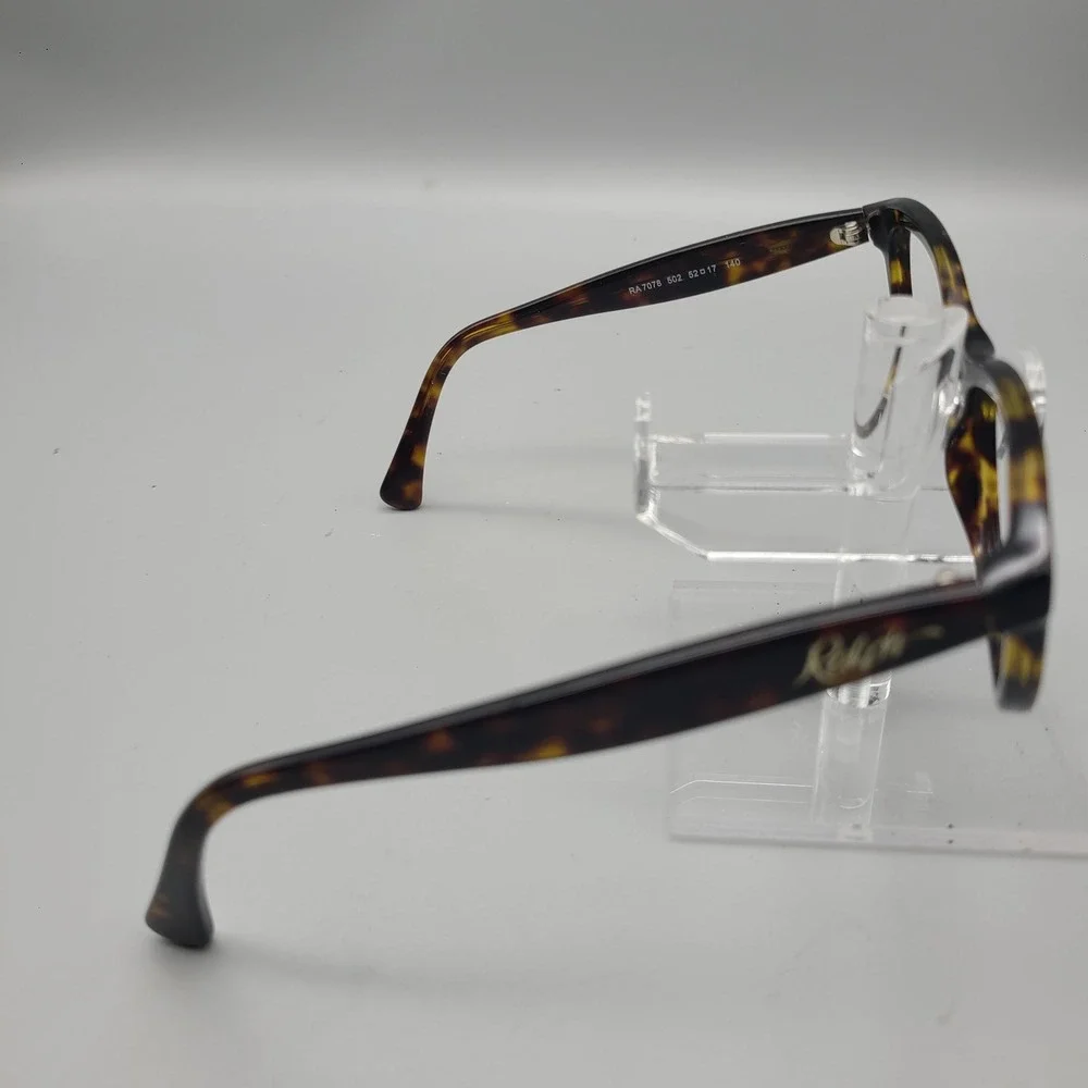 Ralph Lauren RA7078 502 Dark Havana Tortoise Eyeglasses Frames 52-17-140